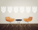 Damask Wall Pattern Decal Modern Vinyl Art Stickers